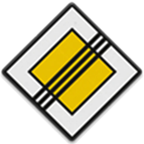 Verkeersbord B2: Einde voorrangsweg